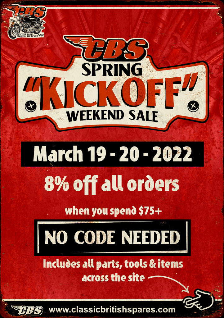 Spring "Kickoff" Weekend Sale - 2022