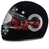 Daytona Retro Helmet - Gloss Black