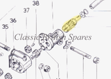 BSA Unit Twins Oil Pump Tachometer Worm Gear Spindle 68-0310 1965-72 A65L A65S