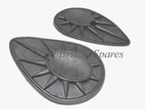 BSA "Pear Shape" Tank Badge Rubber Pads (1 PAIR) - 68-8152 - A7 / A10 / A50 / A65