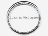 Triumph Rear Chrome Rim WM3 X 18  37-1007 - Central